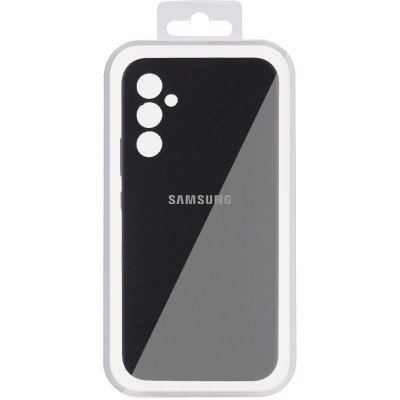 Чохол Silicone Cover Lakshmi Full Camera (AA) with logo для Samsung Galaxy A55 Чорний / Black