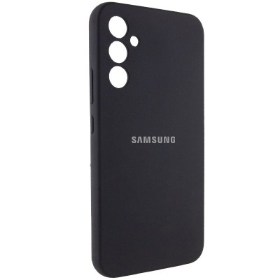 Чохол Silicone Cover Lakshmi Full Camera (AA) with logo для Samsung Galaxy A55 Чорний / Black