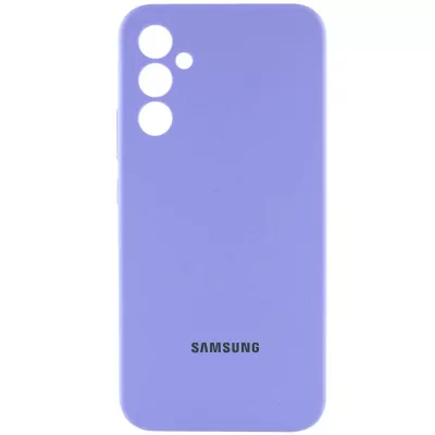 Чохол Silicone Cover Lakshmi Full Camera (AA) with logo для Samsung Galaxy A56 5G Бузковий / Dasheen