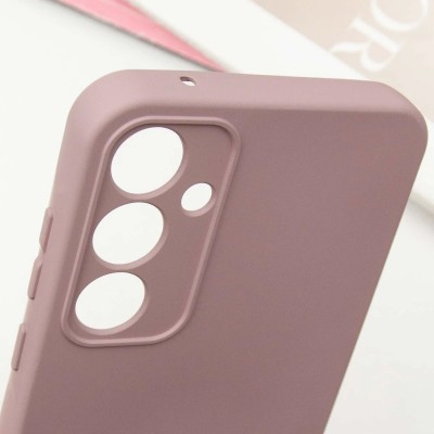 Чохол Silicone Cover Lakshmi Full Camera (AA) with logo для Samsung Galaxy S25 Рожевий / Pink Sand