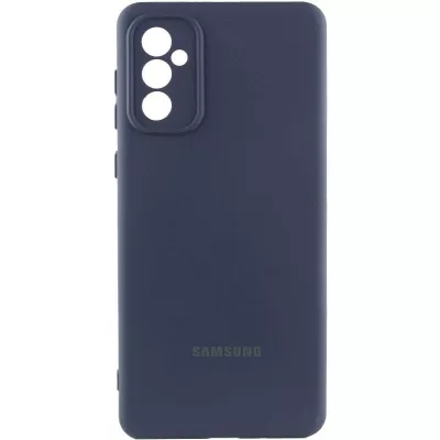 Чохол Silicone Cover Lakshmi Full Camera (AA) with logo для Samsung Galaxy S25 Синій / Midnight blue