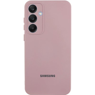 Чохол Silicone Cover Lakshmi Full Camera (AA) with logo для Samsung Galaxy S25+ Рожевий / Pink Sand