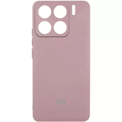 Чохол Silicone Cover Lakshmi Full Camera (AA) with logo для Xiaomi 15 Pro Рожевий / Pink Sand