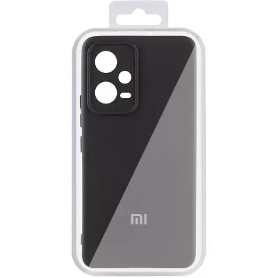 Чохол Silicone Cover Lakshmi Full Camera (AA) with logo для Xiaomi Poco X5 5G / Note 12 5G Чорний / Black