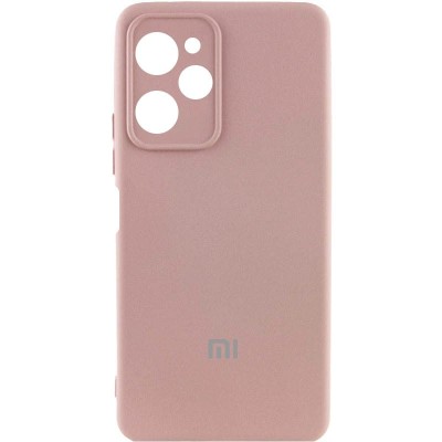 Чохол Silicone Cover Lakshmi Full Camera (AA) with logo для Xiaomi Poco X5 Pro 5G Рожевий / Pink Sand