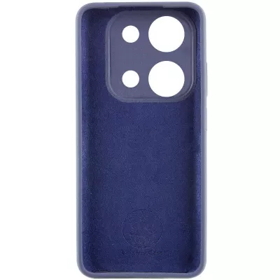 Чохол Silicone Cover Lakshmi Full Camera (AA) with logo для Xiaomi Poco X6 / Note 13 Pro 5G Синій / Midnight blue