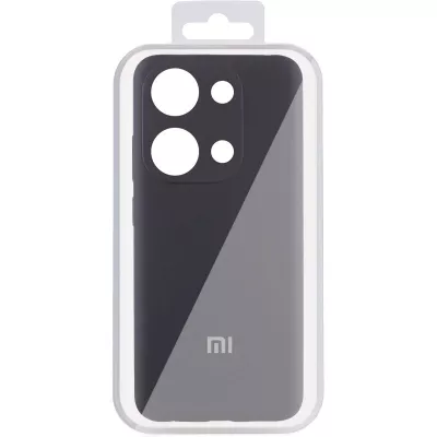 Чохол Silicone Cover Lakshmi Full Camera (AA) with logo для Xiaomi Poco X6 / Note 13 Pro 5G Чорний / Black