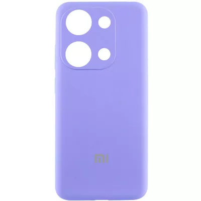 Чохол Silicone Cover Lakshmi Full Camera (AA) with logo для Xiaomi Poco X6 Pro Бузковий / Dasheen
