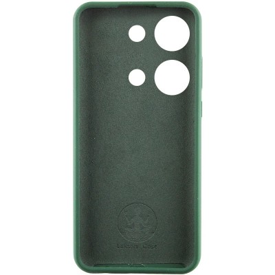 Чохол Silicone Cover Lakshmi Full Camera (AA) with logo для Xiaomi Poco X6 Pro Зелений / Dark green