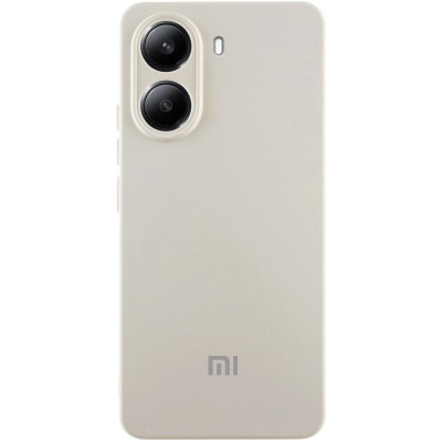 Чохол Silicone Cover Lakshmi Full Camera (AA) with logo для Xiaomi Poco X7 Pro Білий / White
