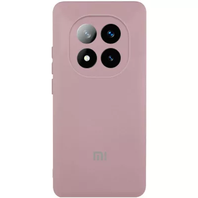 Чохол Silicone Cover Lakshmi Full Camera (AA) with logo для Xiaomi Poco X7 Рожевий / Pink Sand