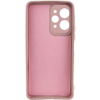 Чохол Silicone Cover Lakshmi Full Camera (AA) with logo для Xiaomi Redmi 12 Рожевий / Pink Sand