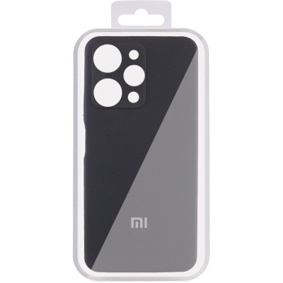 Чохол Silicone Cover Lakshmi Full Camera (AA) with logo для Xiaomi Redmi 12 Чорний / Black