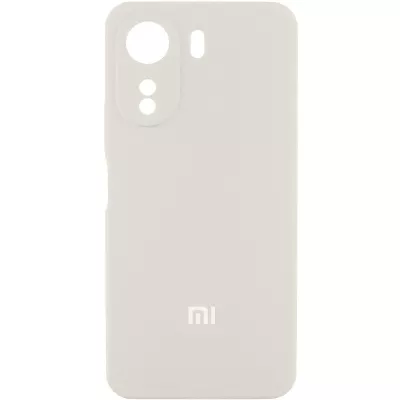 Чохол Silicone Cover Lakshmi Full Camera (AA) with logo для Xiaomi Redmi 13C / Poco C65 Білий / White