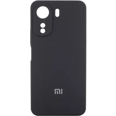 Чохол Silicone Cover Lakshmi Full Camera (AA) with logo для Xiaomi Redmi 13C / Poco C65 Чорний / Black