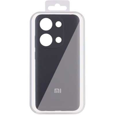 Чохол Silicone Cover Lakshmi Full Camera (AA) with logo для Xiaomi Redmi Note 13 4G Чорний / Black
