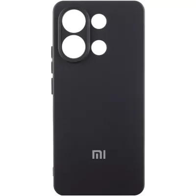 Чохол Silicone Cover Lakshmi Full Camera (AA) with logo для Xiaomi Redmi Note 13 5G Чорний / Black