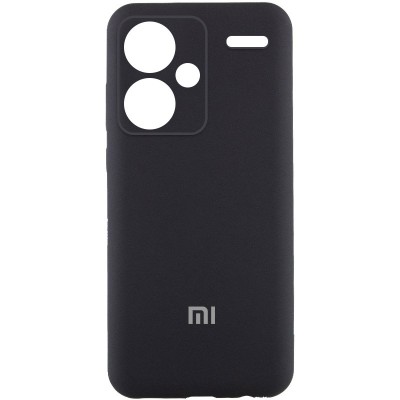 Чохол Silicone Cover Lakshmi Full Camera (AA) with logo для Xiaomi Redmi Note 13 Pro+ Чорний / Black Чохол Silicone Cover Lakshmi Full Camera (AA) with logo для Xiaomi Redmi Note 13 Pro+ Чорний / Black