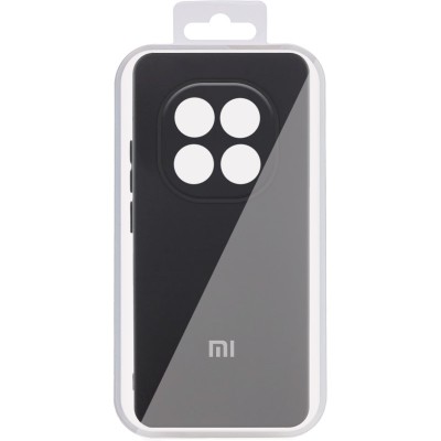 Чохол Silicone Cover Lakshmi Full Camera (AA) with logo для Xiaomi Redmi Note 14 Pro+ 5G Чорний / Black