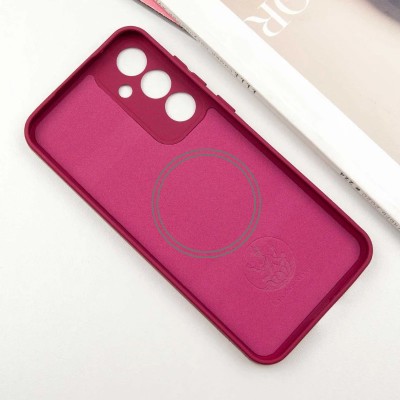 Чохол Silicone Cover Lakshmi Full Camera (AA) with MagFit для Samsung Galaxy S23 FE Червоний / Rose Red