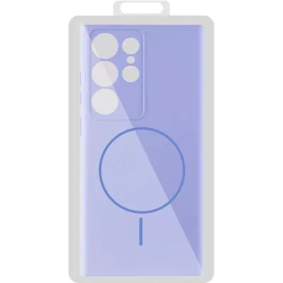 Чохол Silicone Cover Lakshmi Full Camera (AA) with MagFit для Samsung Galaxy S23 Ultra Бузковий / Dasheen