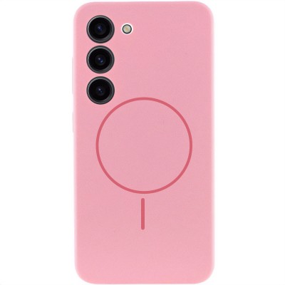 Чохол Silicone Cover Lakshmi Full Camera (AA) with MagFit для Samsung Galaxy S23 Рожевий / Light pink Чохол Silicone Cover Lakshmi Full Camera (AA) with MagFit для Samsung Galaxy S23 Рожевий / Light pink
