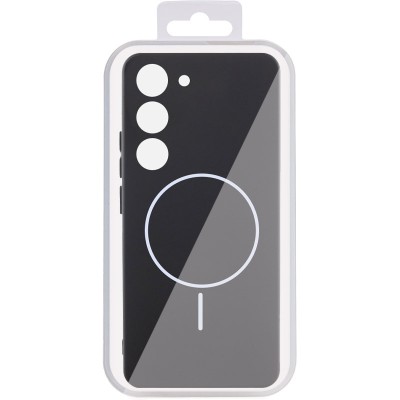 Чохол Silicone Cover Lakshmi Full Camera (AA) with MagFit для Samsung Galaxy S23 Чорний / Black