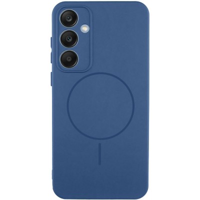 Чохол Silicone Cover Lakshmi Full Camera (AA) with MagFit для Samsung Galaxy S24 FE Синій / Navy blue