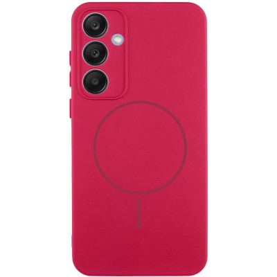 Чохол Silicone Cover Lakshmi Full Camera (AA) with MagFit для Samsung Galaxy S24 FE Червоний / Rose Red