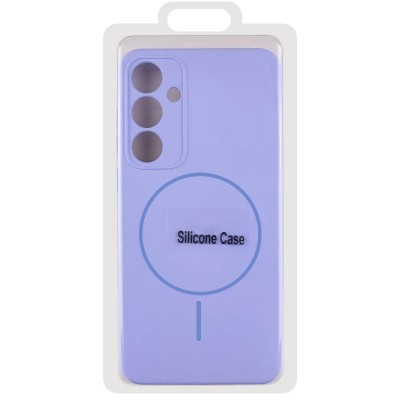 Чохол Silicone Cover Lakshmi Full Camera (AA) with MagFit для Samsung Galaxy S24 Бузковий / Dasheen