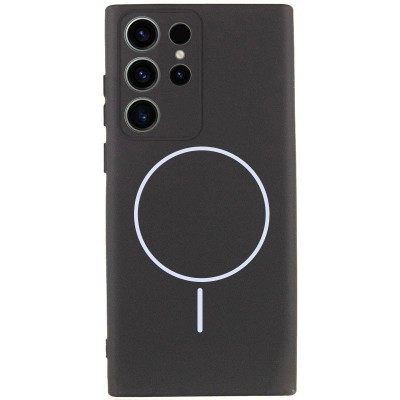 Чохол Silicone Cover Lakshmi Full Camera (AA) with MagFit для Samsung Galaxy S25 Ultra Чорний / Black