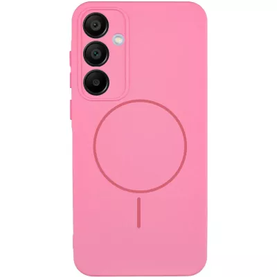 Чохол Silicone Cover Lakshmi Full Camera (AA) with MagFit для Samsung Galaxy S25 Рожевий / Light pink