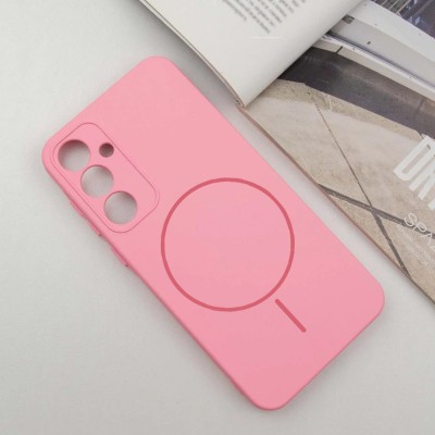 Чохол Silicone Cover Lakshmi Full Camera (AA) with MagFit для Samsung Galaxy S25 Рожевий / Light pink