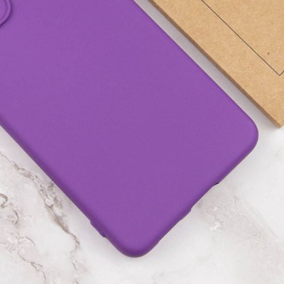 Чохол Silicone Cover Lakshmi Full Camera (AA) для Motorola Edge 50 Pro Фіолетовий / Purple