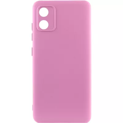 Чохол Silicone Cover Lakshmi Full Camera (AA) для Motorola Moto E13 Рожевий / Pink