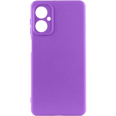 Чохол Silicone Cover Lakshmi Full Camera (AA) для Motorola Moto G14 Фіолетовий / Purple