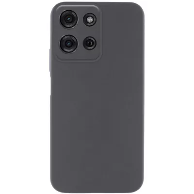 Чохол Silicone Cover Lakshmi Full Camera (AA) для Motorola Moto G75 5G Шоколадный / Chocolate