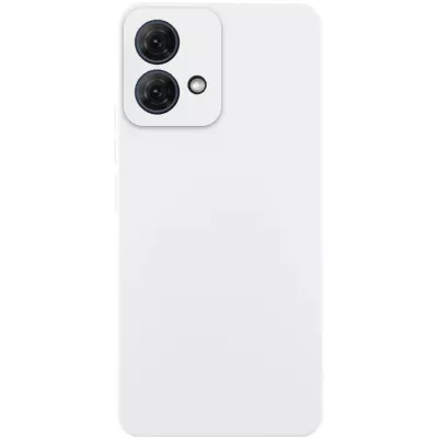 Чохол Silicone Cover Lakshmi Full Camera (AA) для Motorola Moto G84 Білий / White