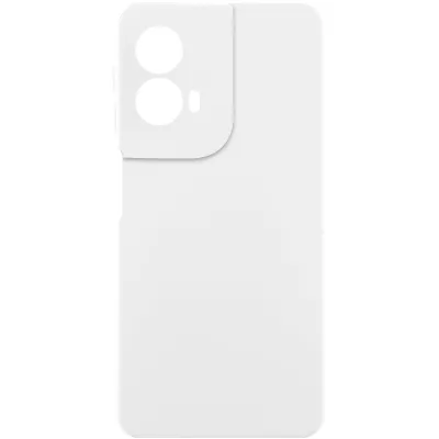 Чохол Silicone Cover Lakshmi Full Camera (AA) для Motorola Moto G85 Білий / White