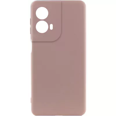 Чохол Silicone Cover Lakshmi Full Camera (AA) для Motorola Moto G85 Рожевий / Pink Sand