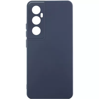 Чохол Silicone Cover Lakshmi Full Camera (AA) для Realme C65 4G Синій / Midnight Blue
