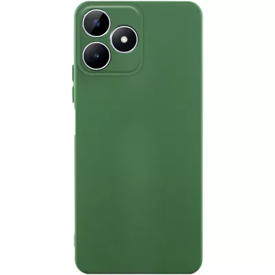 Чохол Silicone Cover Lakshmi Full Camera (AA) для Realme Note 50 5G Зелений / Dark green