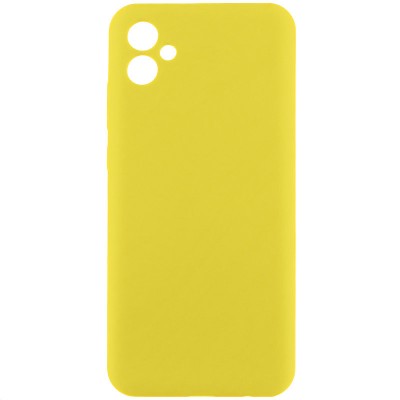Чохол Silicone Cover Lakshmi Full Camera (AA) для Samsung Galaxy A06 Жовтий / Flash