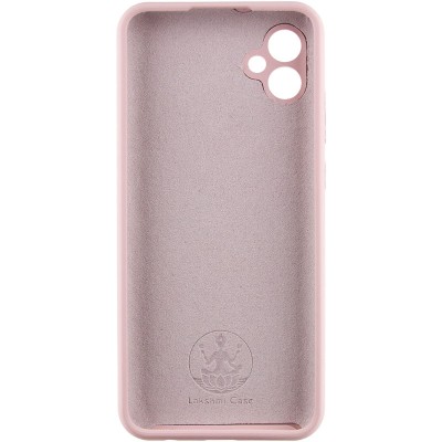 Чохол Silicone Cover Lakshmi Full Camera (AA) для Samsung Galaxy A06 Рожевий / Pink Sand