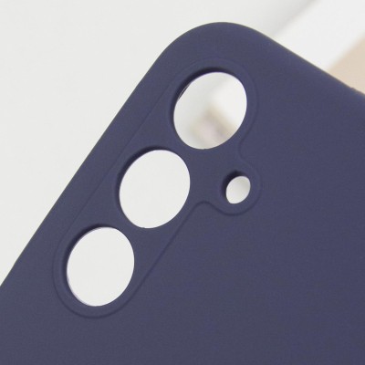 Чохол Silicone Cover Lakshmi Full Camera (AA) для Samsung Galaxy A15 4G/5G / M15 5G Синій / Midnight Blue