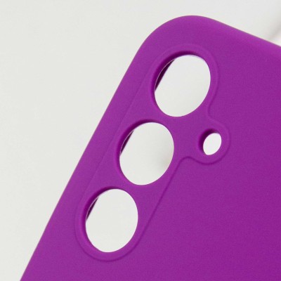 Чохол Silicone Cover Lakshmi Full Camera (AA) для Samsung Galaxy A15 4G/5G / M15 5G Фіолетовий / Purple
