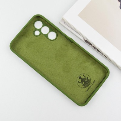 Чохол Silicone Cover Lakshmi Full Camera (AA) для Samsung Galaxy A16 4G/5G Зелений / Dark green