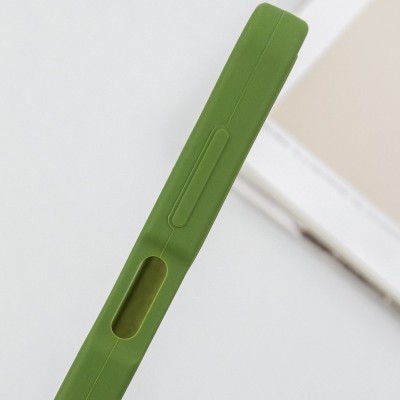 Чохол Silicone Cover Lakshmi Full Camera (AA) для Samsung Galaxy A16 4G/5G Зелений / Dark green