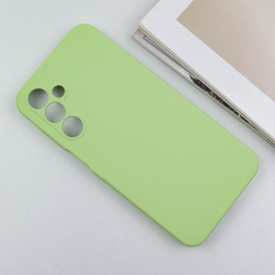 Чохол Silicone Cover Lakshmi Full Camera (AA) для Samsung Galaxy A16 4G/5G Зелений / Pistachio