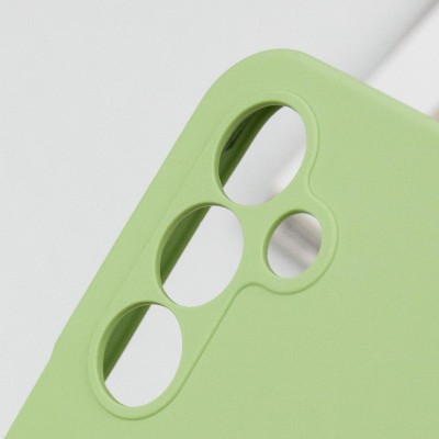 Чохол Silicone Cover Lakshmi Full Camera (AA) для Samsung Galaxy A16 4G/5G Зелений / Pistachio